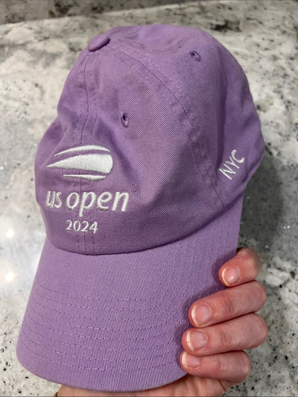 American Needle U.S. Open Tennis 2024 Classic Slouch Cap lavender